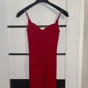 Elegant Red Women's Dress